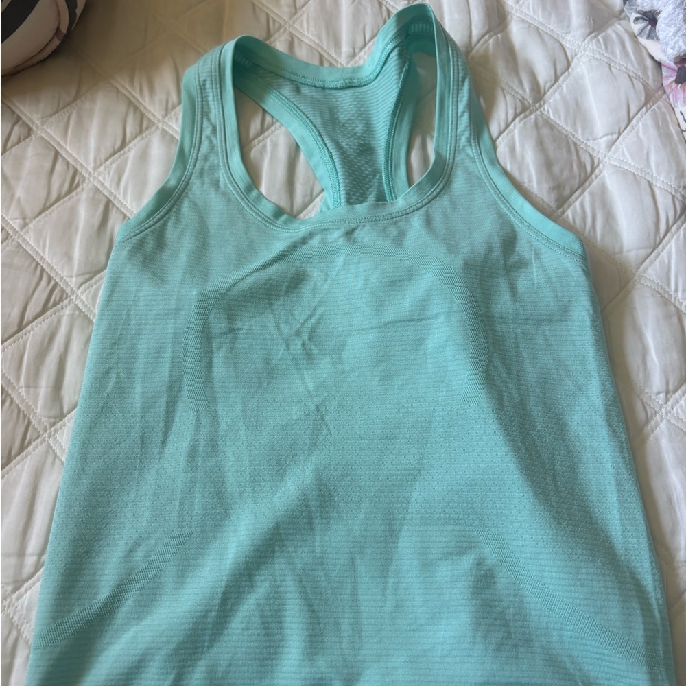 Lululemon Athletica Light Green Racerback Tank